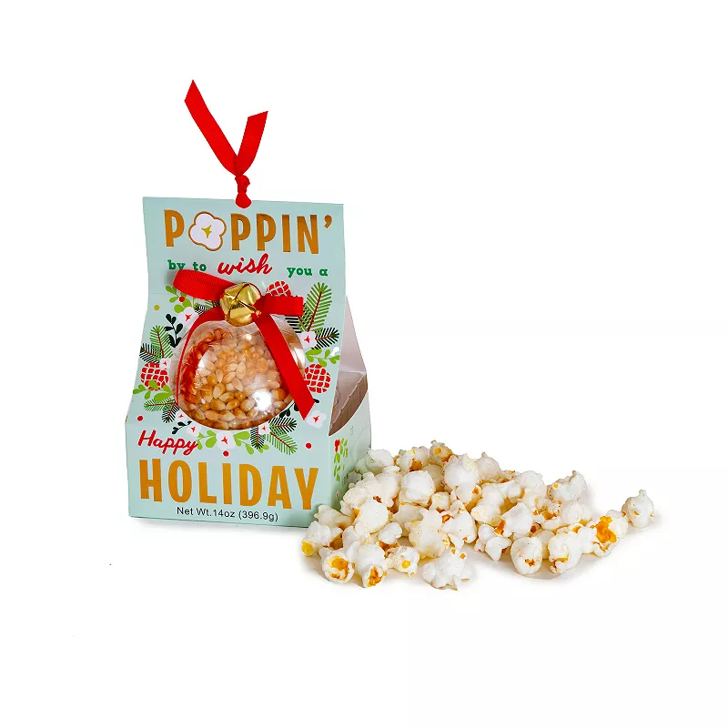 Wabash Valley Farms Poppin' In To Wish You A Happy Holiday Popcorn Ornament