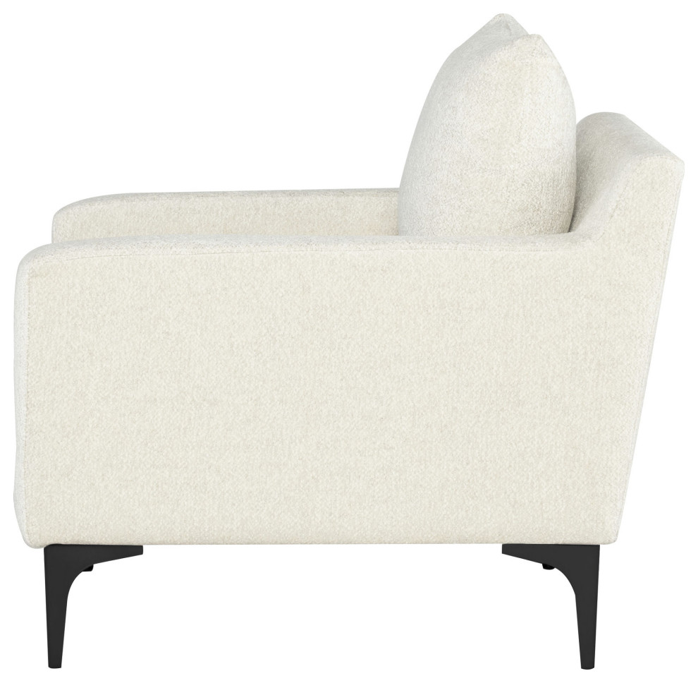 Anders Coconut Fabric Single Seat Sofa  Hgsc809   Midcentury   Armchairs And Accent Chairs   by Kolibri Decor  Houzz