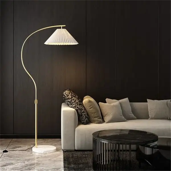 63 Inches Arched Floor Lamp for Bedrooms and Living Rooms