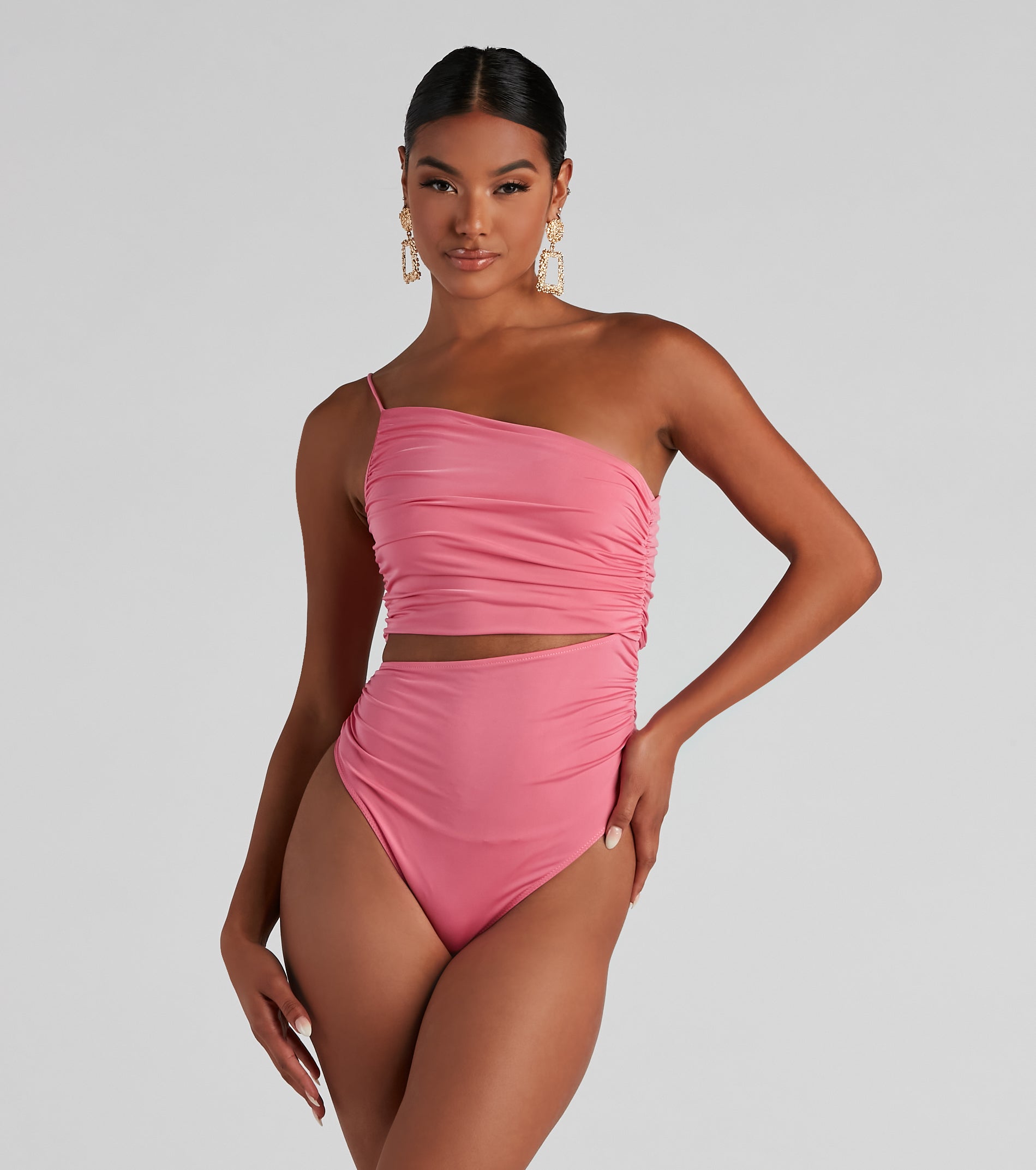 Such A Vibe Ruched Bodysuit