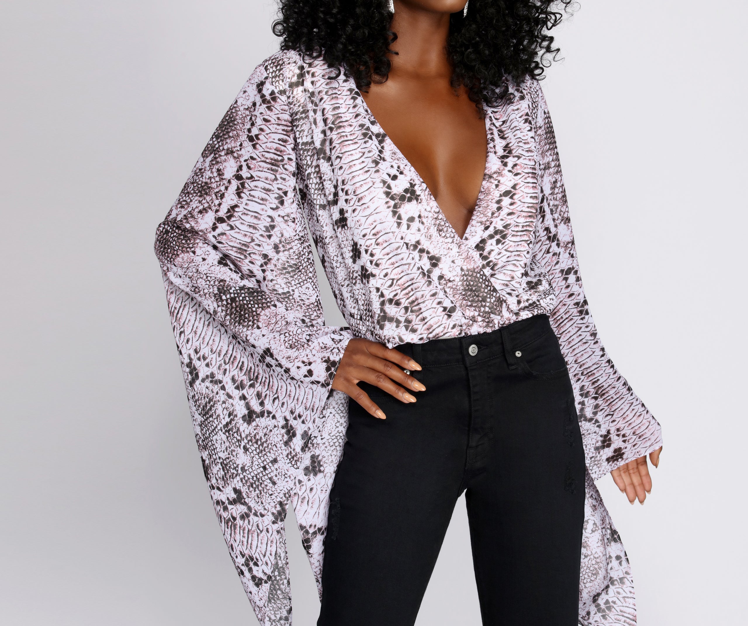 The Drama Bell Sleeve Bodysuit