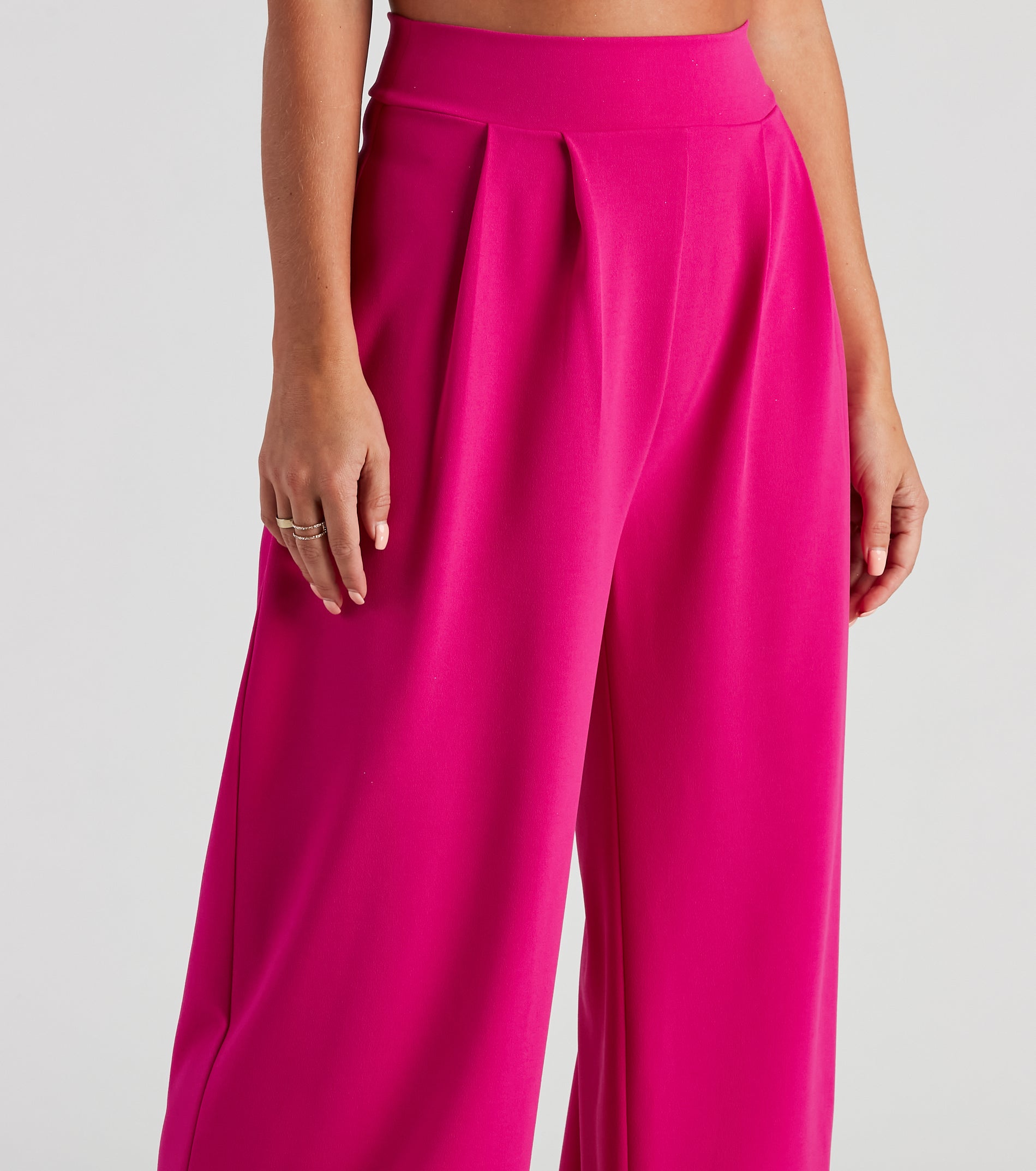 Chic Professional Wide-Leg Pants