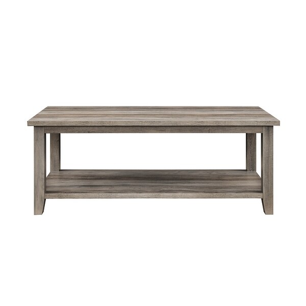 Middlebrook Modern Coffee Table with Lower Shelf