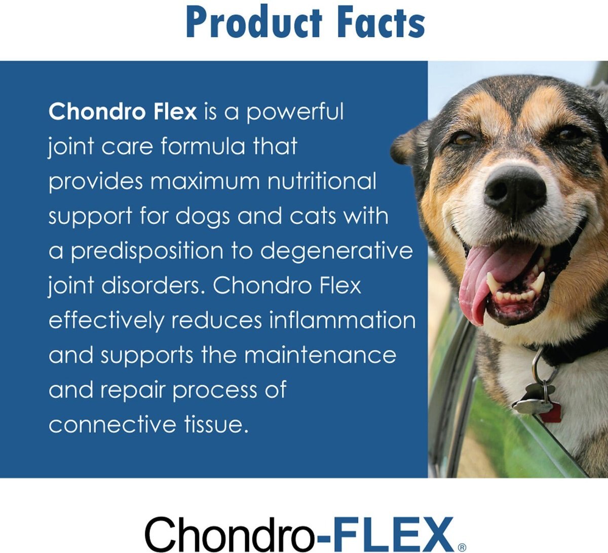 Chondro-FLEX Chewable Tablet Joint Supplement for Dogs and Cats