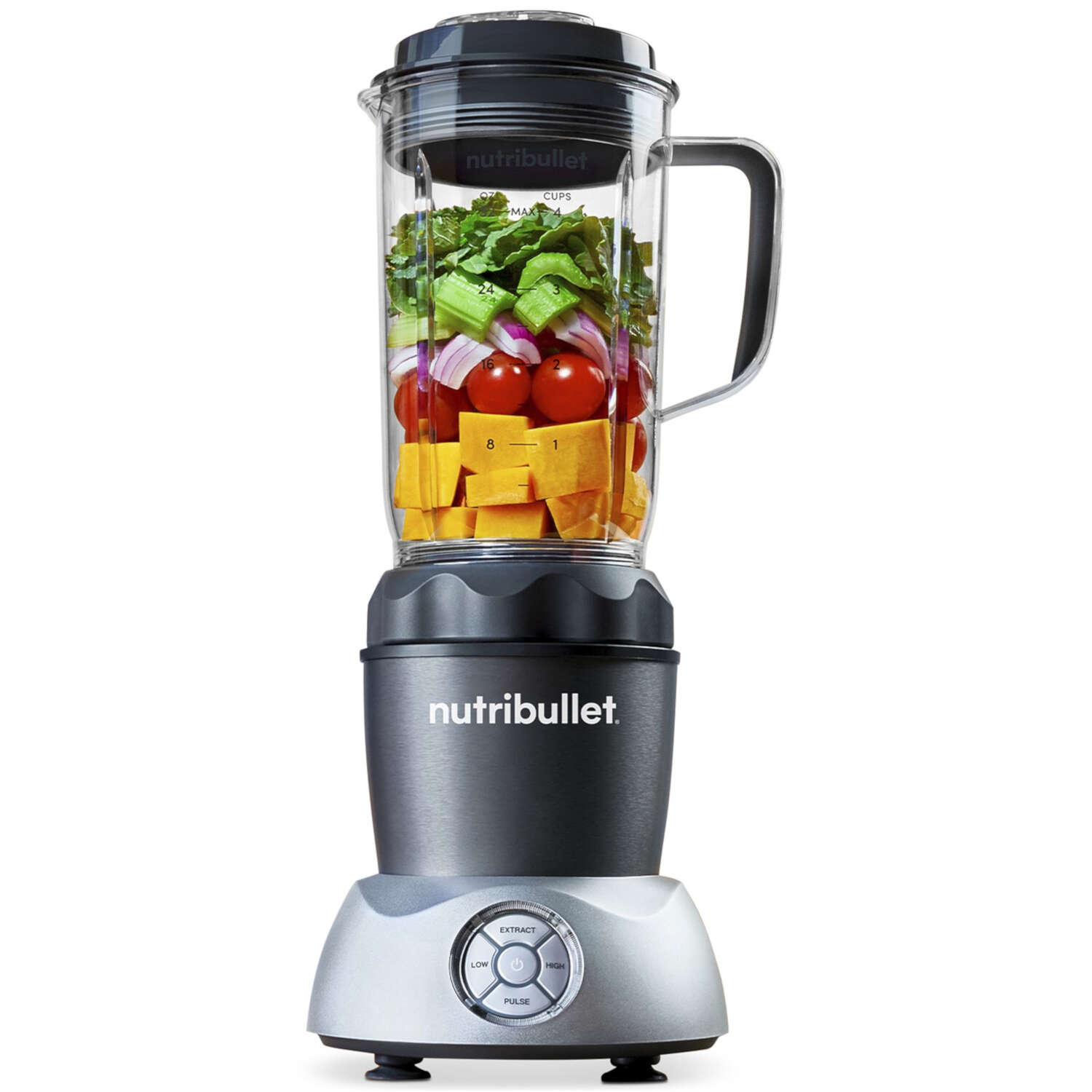 NutriBullet Select Black/Clear Plastic Blender 32 oz 2 speed