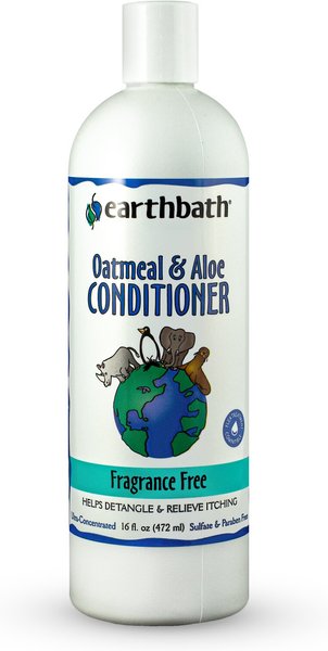 Earthbath Oatmeal and Aloe Fragrance Free Dog and Cat Conditioner