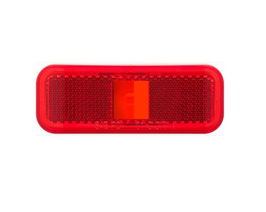 Red Surface Mount Marker/Clearance Light With Reflex， Retail Clam