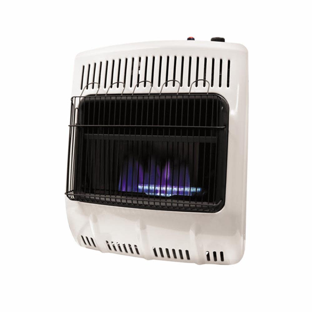 20，000 BTU Vent Free Blue Flame Dual Fuel Heater ;