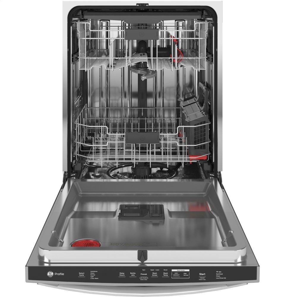 Ge Appliances PDT785SYNFS Ge Profile™ Fingerprint Resistant Top Control With Stainless Steel Interior Dishwasher With Sanitize Cycle & Twin Turbo Dry Boost