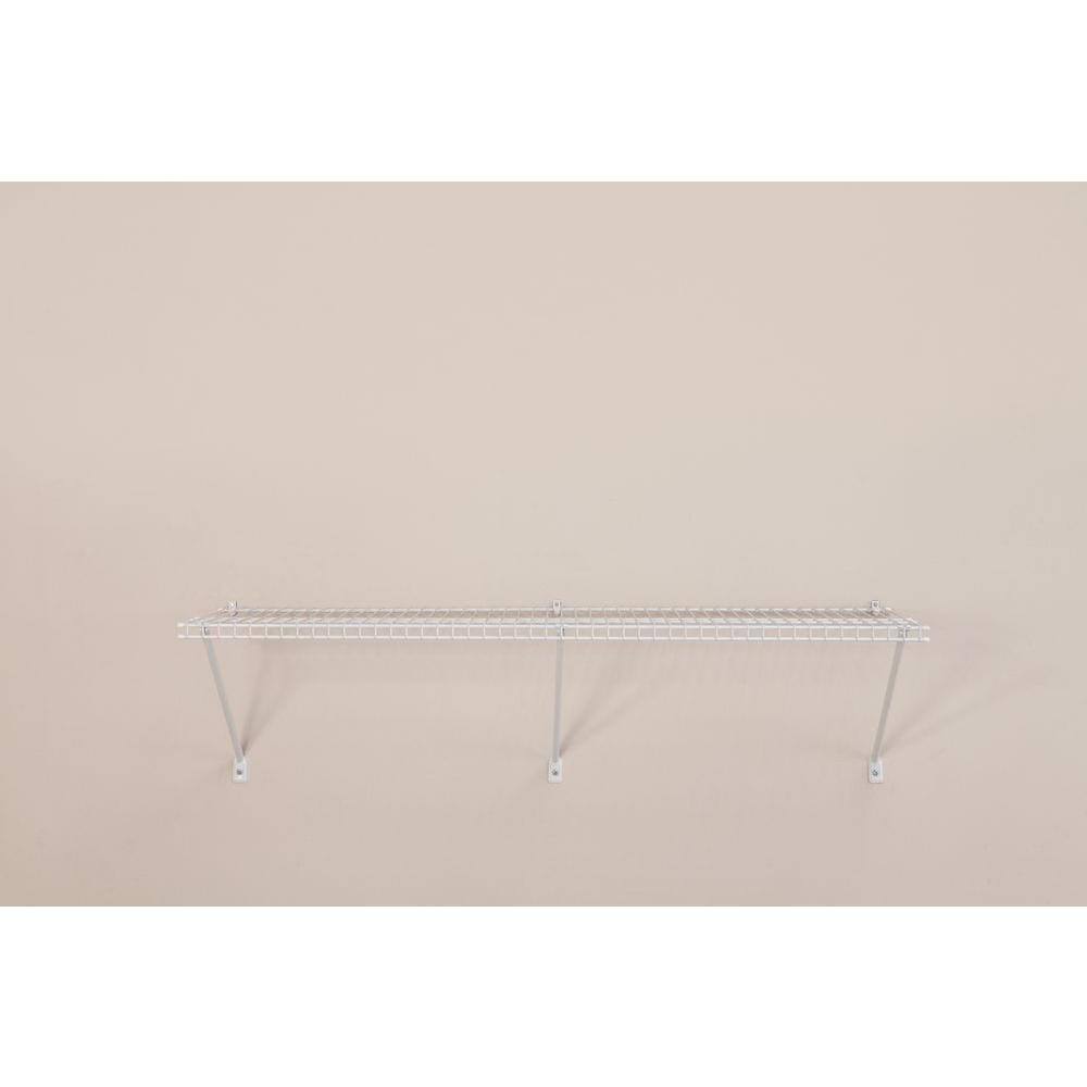 ClosetMaid 48 in. W x 16 in. D Steel White All-Purpose Shelf Kit 1074