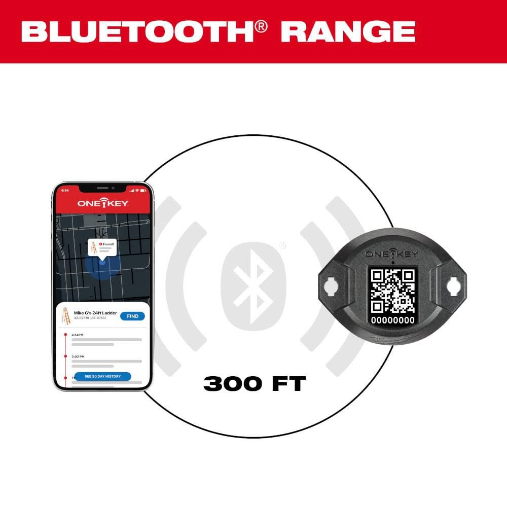 Milwaukee ONE-KEY Bluetooth Tracking Tag 10pk 48-21-2310 from Milwaukee