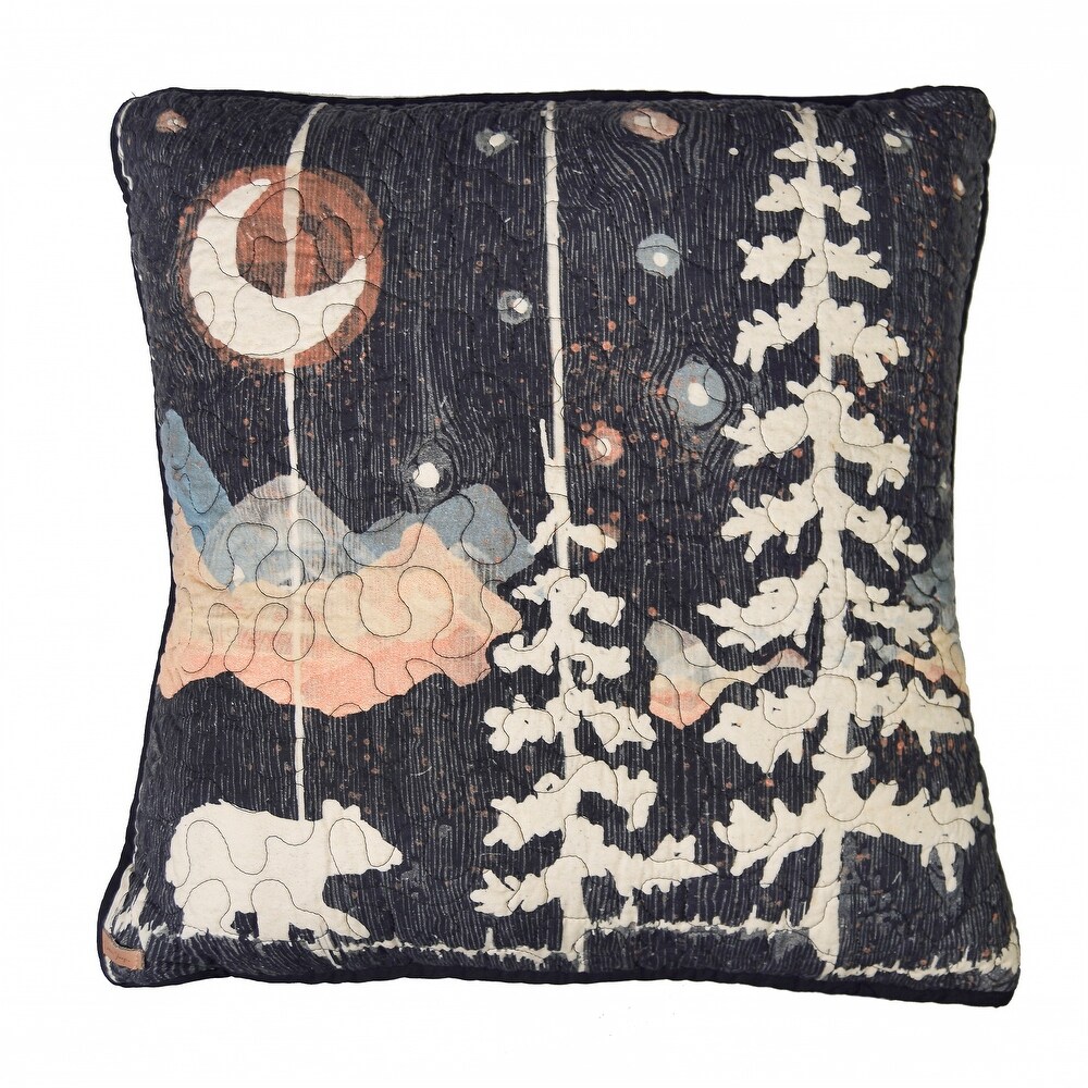 Donna Sharp Moonlit Bear Square Decorative Pillow