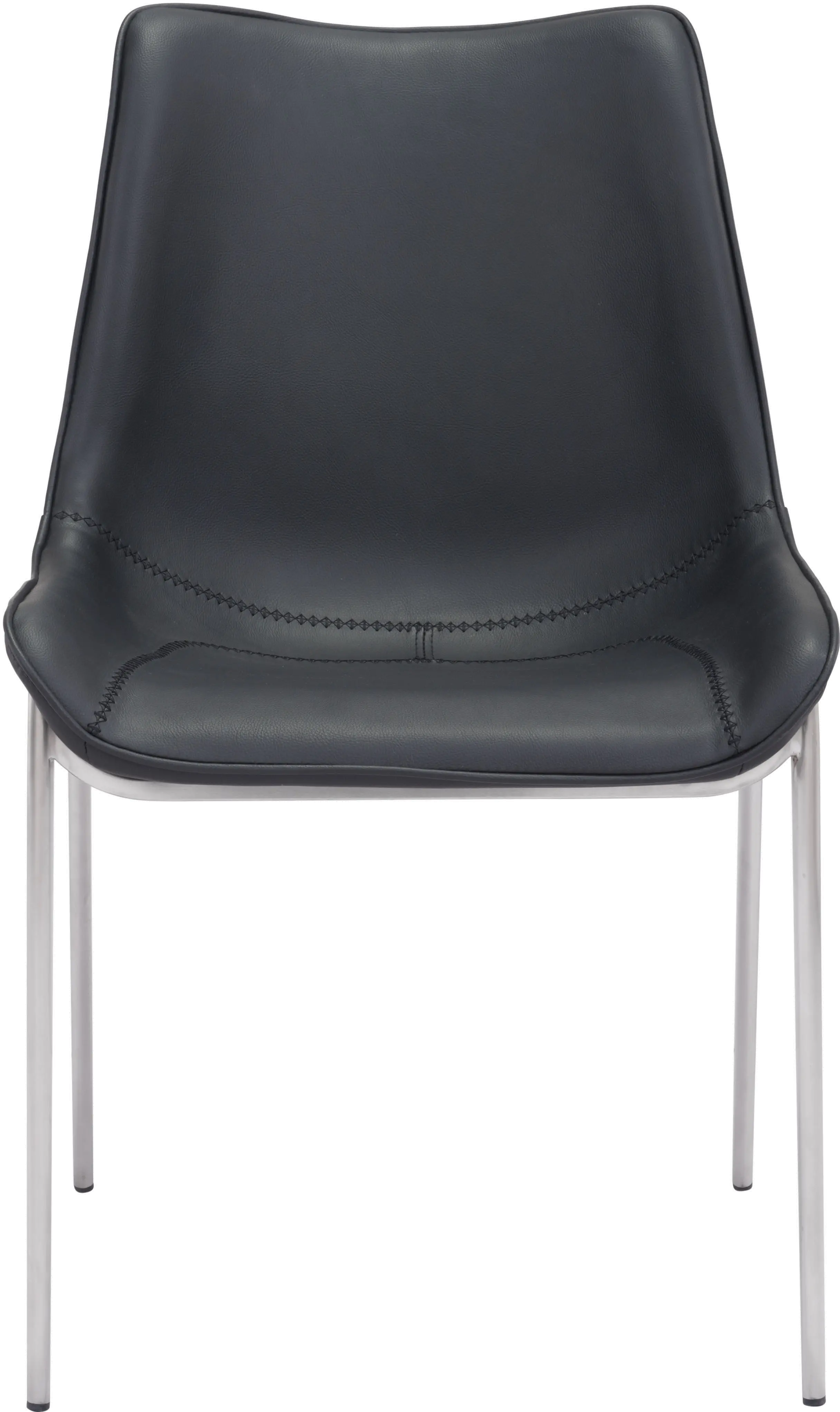 Magnus Black Dining Room Chair， Set of 2