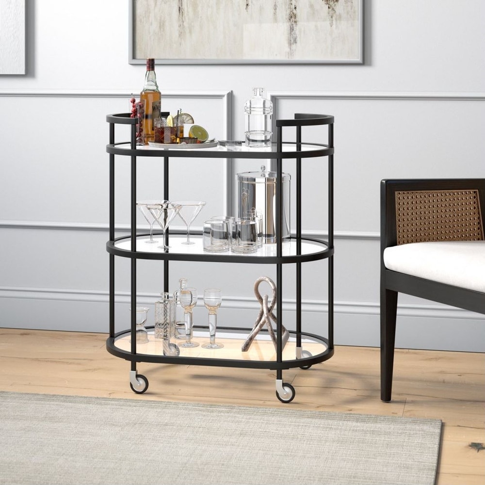 Steel Modern Bar Cart