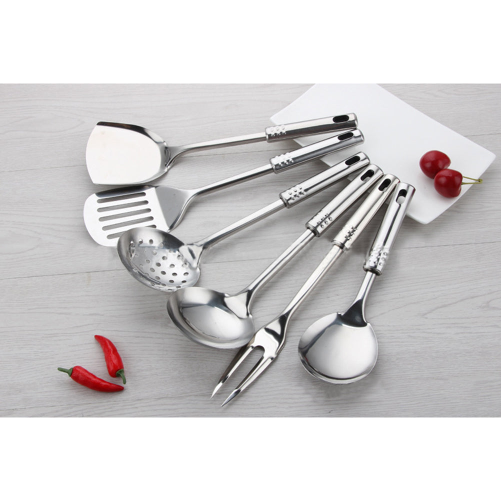 7 PCS Kitchen Tool Set Stainless Steel Cooking Tools Utensils Spoon Utensil