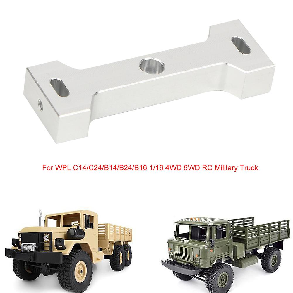 Rc Car Upgrade Parts Metal Rear Bumper Collision Beam For Wpl Military Truck