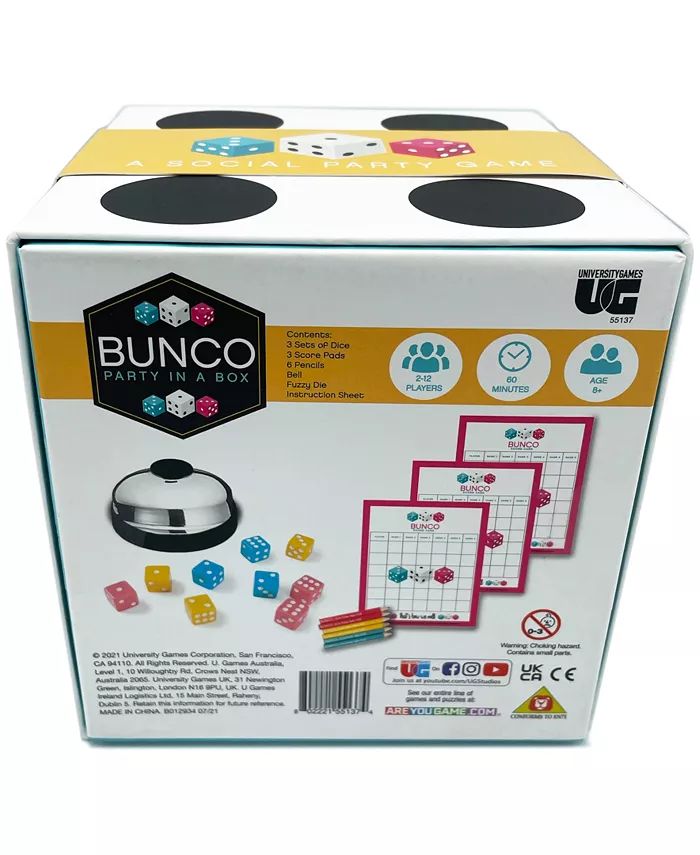 University Games Bunco Party in a Box Set  14 Piece