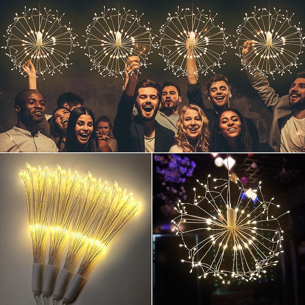 Christmas Firework Lamp Led String Light Dandelion Light Decoration Remote Control Garden Lights Christmas Decoration