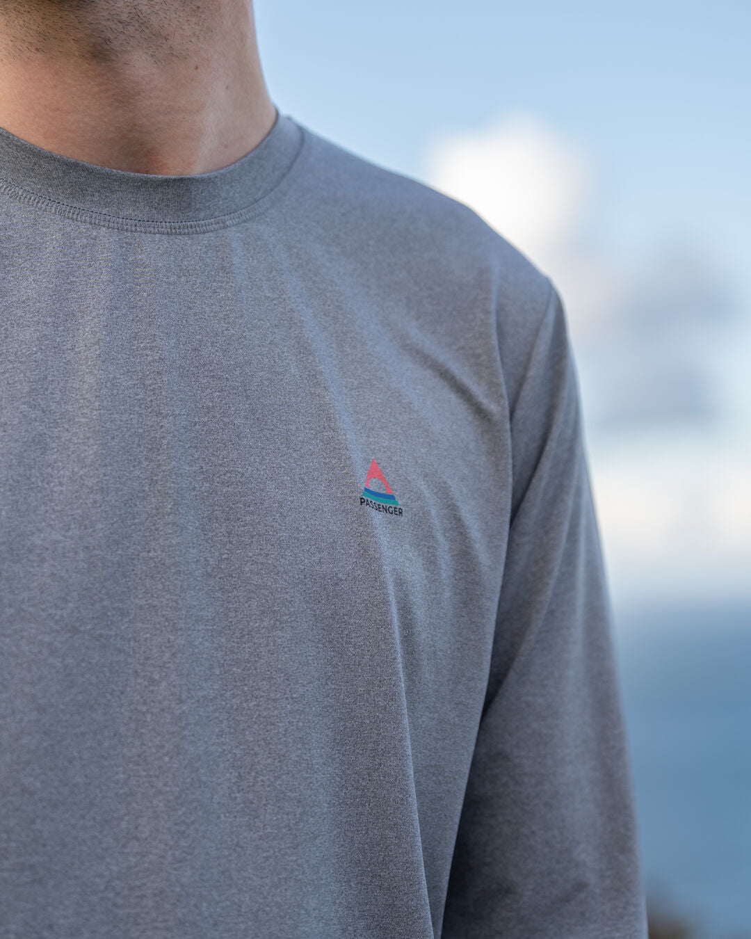 Classic Active Recycled Marl LS T-Shirt - Grey Marl