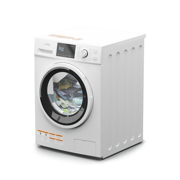 2.7 Cu. Ft. All-in-One Washer and Dryer Combo in White