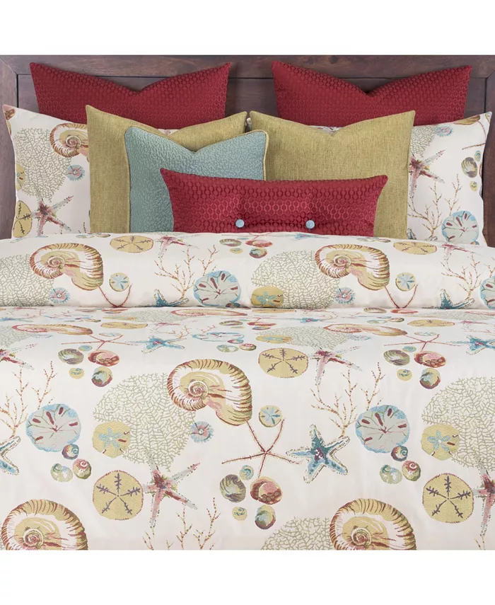 Siscovers Naples Coral 5 Piece Twin Luxury Duvet Set