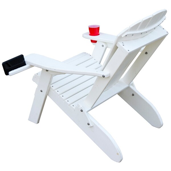 Eagle Collection Folding Adirondack Chair with Smart Phone Holder