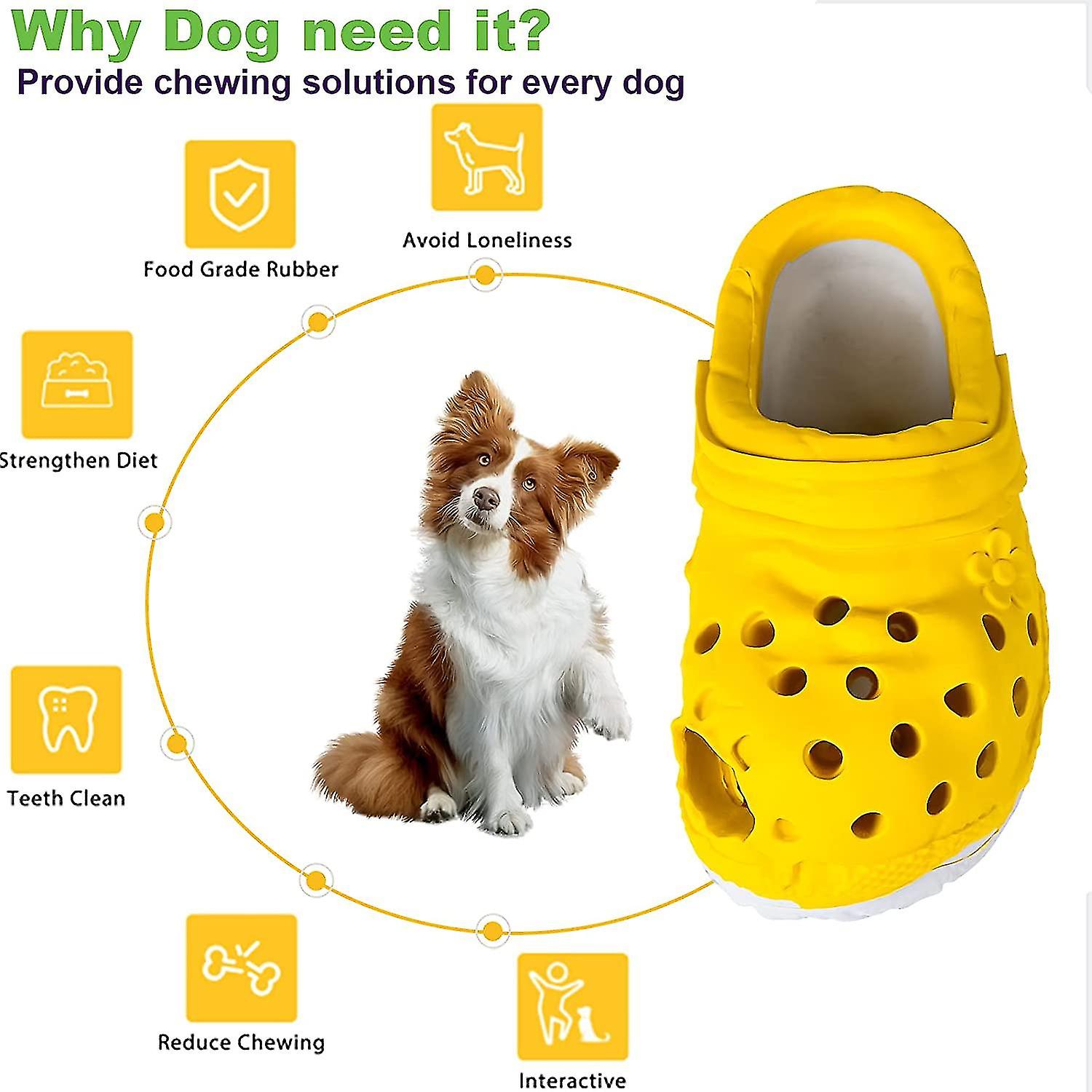 Indestructible Dog Toys Large Dogs， Heilwiy Dog Chew Toys Sturdy， Heilwiy Dog Toothbrush Toys Gift