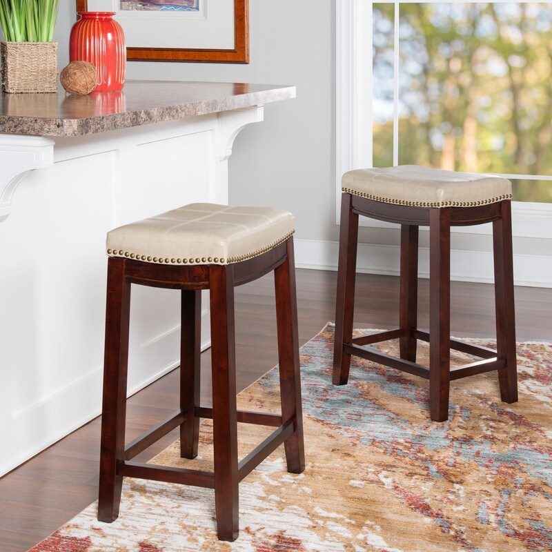 Copper Grove Willamette Backless Saddle-seat Counter Stool