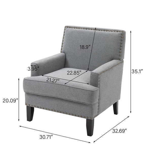 Modern Accent Chair Upholstered Armchair for Living Room