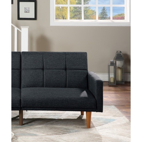 Transitional Look Living Room Sofa Couch Convertib...