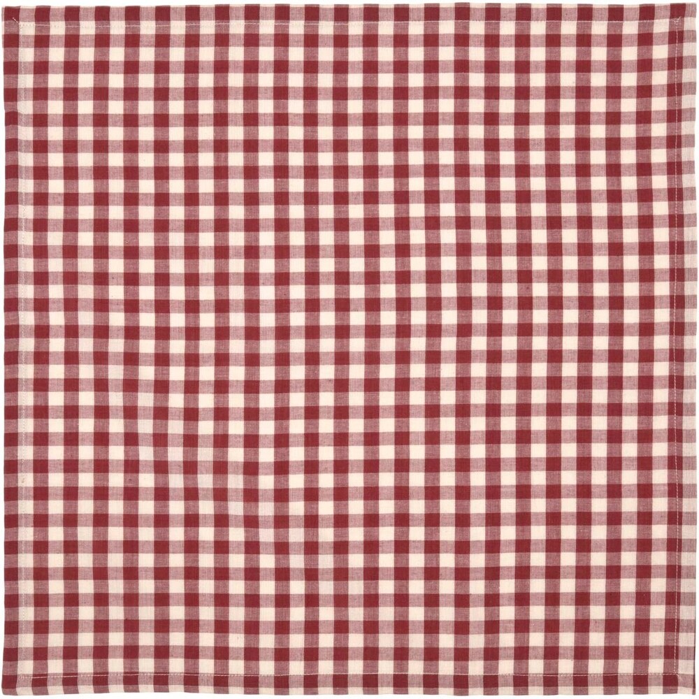 Set of 6 Katie Gingham Check Napkins   Napkin 18x18