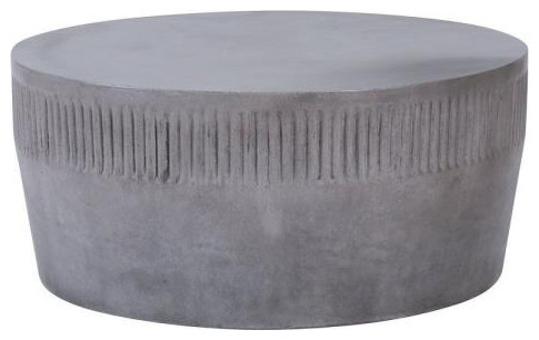 Elk Home 157 081 Sempre  34.65 quotCoffee Table  Concrete   Industrial   Coffee Tables   by HedgeApple  Houzz