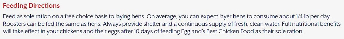 Eggland's Best 17% Protein Organic Layer Crumbles Chicken Feed