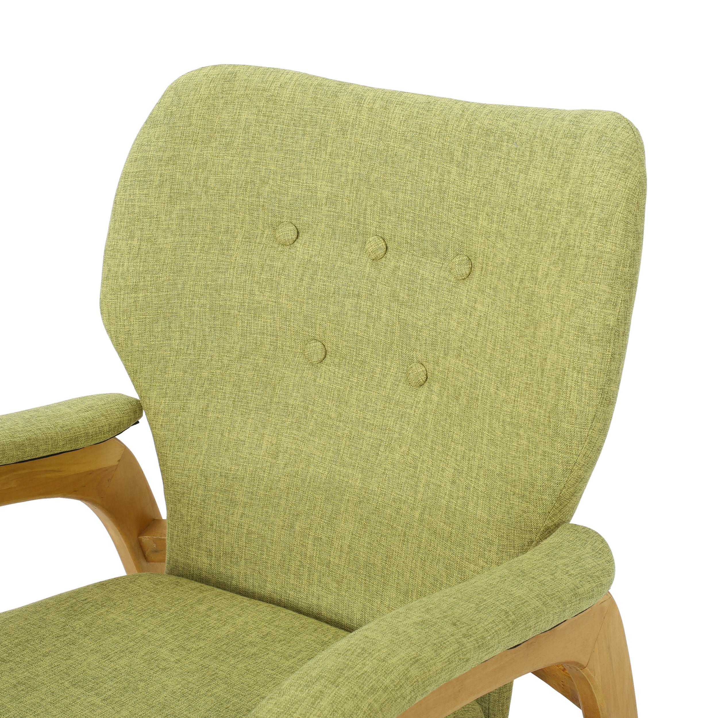 Whitman Mid Century Fabric Rocking Chair