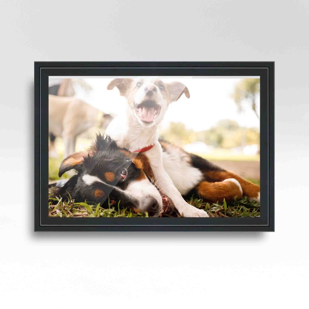 54x14 White Picture Frame   Wood Picture Frame Complete with UV