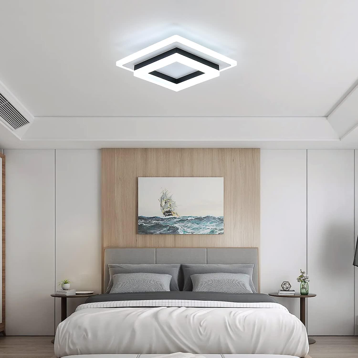 23w Led Ceiling Light， Acrylic Ceiling Lamp， Modern Led Ceiling Light Fixture For Living Room， Bedroom， Kitchen，(cold White Light)