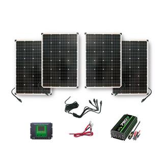 NATURE POWER 440-Watt Polycrystalline Solar Panels with 750-Watt Power Inverter and 30 Amp Charge Controller 53440