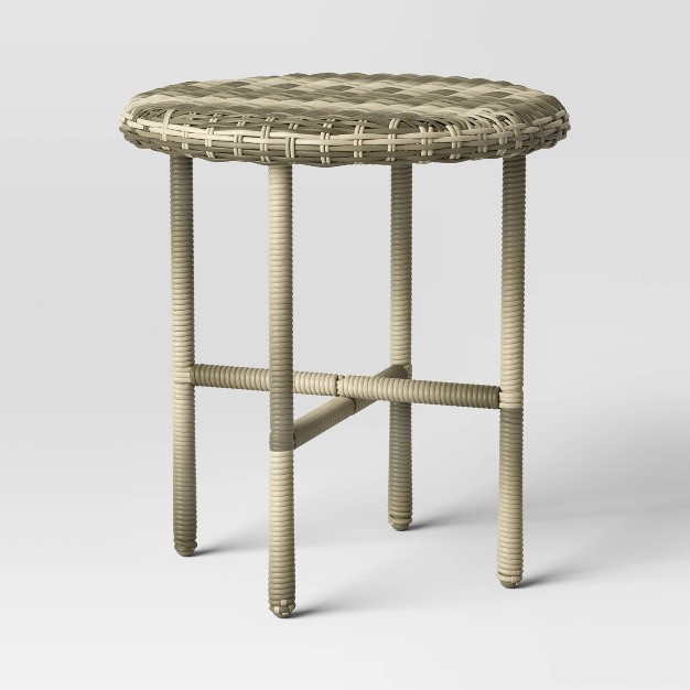 Tucker Wicker Patio Accent Table Designed With Studio Mcgee