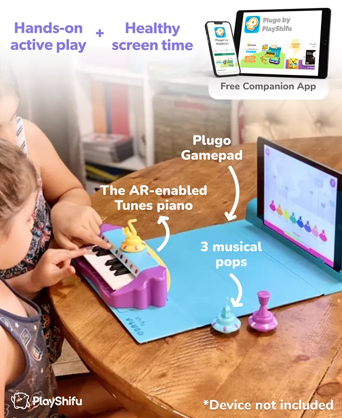 PlayShifu Plugo Tunes Interactive Stem Piano Learning Kit