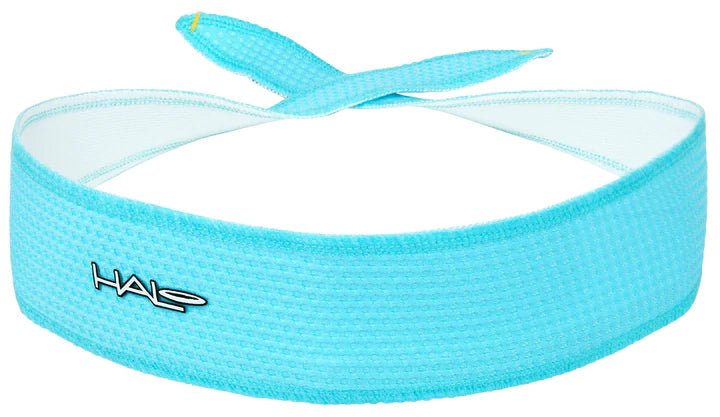 Halo I Tie Headband - Aqua Air
