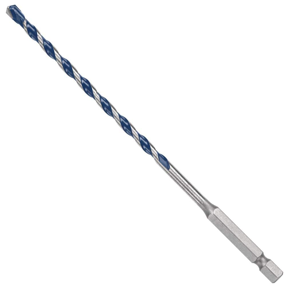 Bosch 3/16 in. x 4 in. x 6 in. BlueGranite Turbo Carbide Hammer Drill Bit for Concrete, Stone and Masonry Drilling (25-Pack) HCBG04B25T