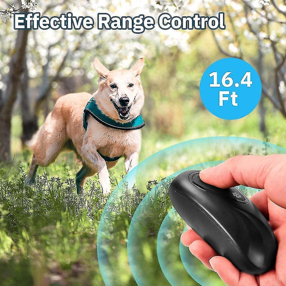 Ultrasonic Dog Bark Control Device， Dog Barking Deterrent Devices1 Pieceblack