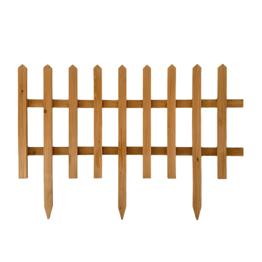 Manufacturer supply solid wood outdoor garden fence wall vertical slat wood fence