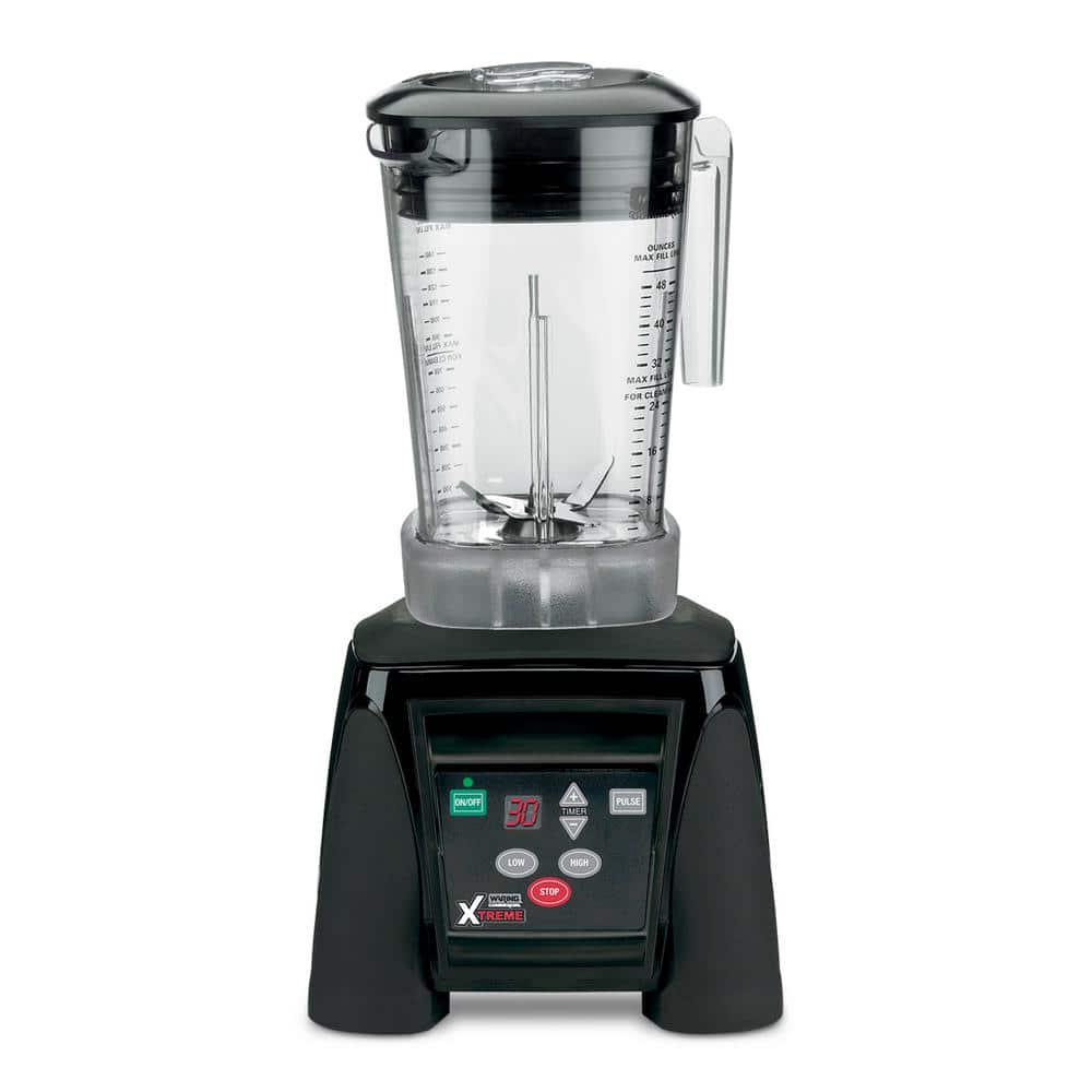 Waring Commercial Xtreme 48 oz 2Speed Clear Blender with 35 HP Electronic Keypad and 30Second Timer