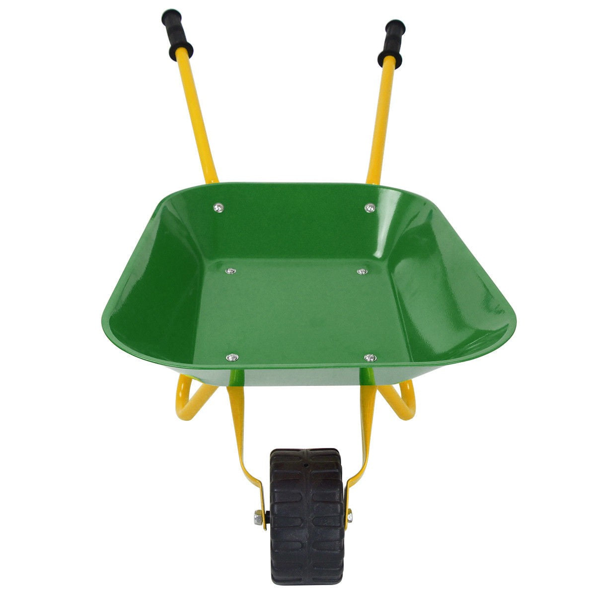 Kids Metal Wheelbarrow, Yard Rover Steel Tray