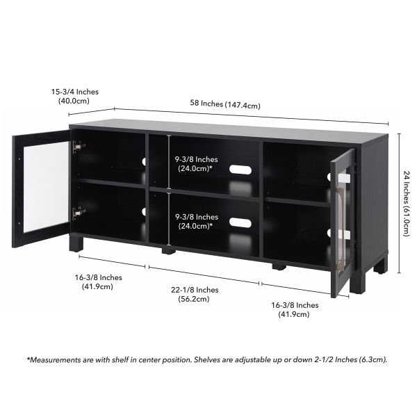 Quincy Rectangular TV Stand for TV's up to 65