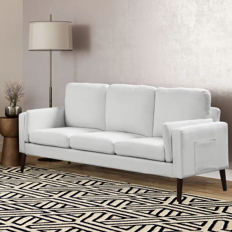 Corey Modern Light Gray Sofa