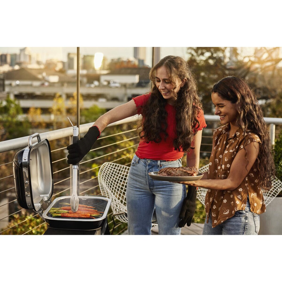 Weber Lumin Compact Portable 1560 Watt Electric Grill