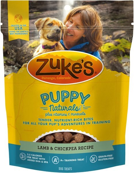 Zuke's Puppy Naturals Lamb and Chickpea Recipe Grain-Free Dog Treats