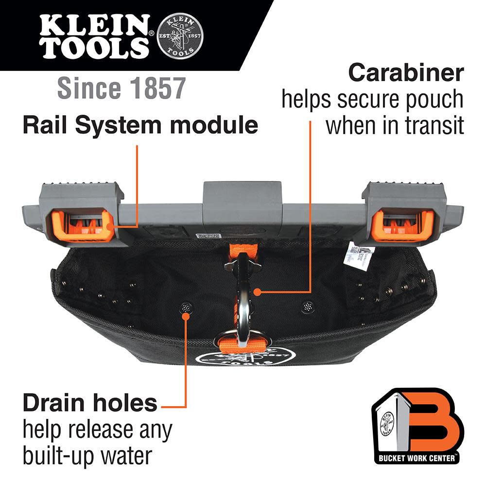 Klein Tools Hardware Pouch Module Rail System BC510C from Klein Tools